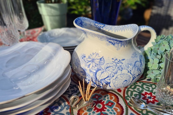 Image 1 of 1x HAMAGE NORD (St Amand) French ironstone water pitcher 