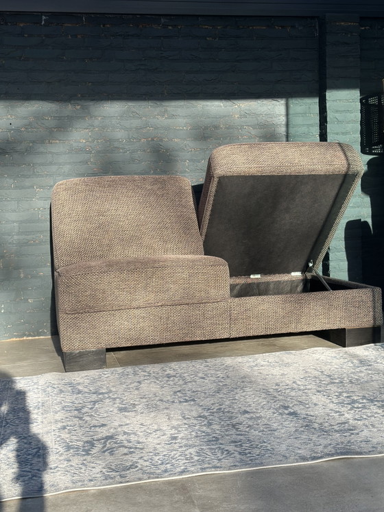 Image 1 of Chaise Lounge met Opbergruimte + Gereinigd