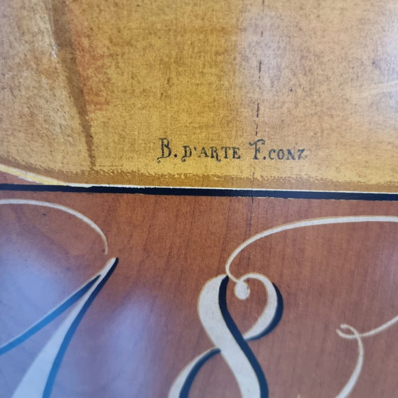 Image 1 of Mobile d'epoca in ciliegio B. D'arte F.Conz 2° metà XX secolo