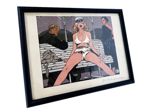 Gesigneerde zeefdruk • De geur van het onzichtbare • Milo Manara • Originele editie • 1986