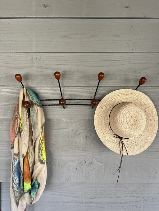 vintage French sputnik coat rack in the style of Roger Feraud