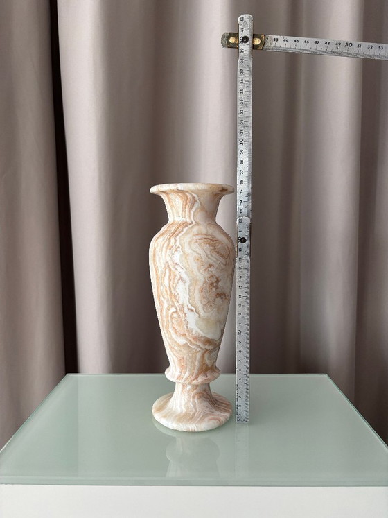 Vase, Marble, Beige and Brown (photo 5 of 10)