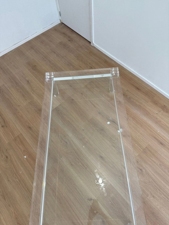 Image 1 of Vintage Fabian Art Rome Italy coffee table of basse and plexiglass