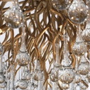 Plafondlamp Icicle Messing Groot