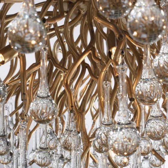 Image 1 of Ceiling Lamp Icicle Brass Large