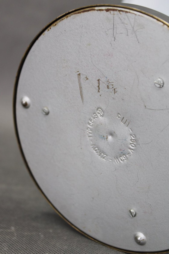 Image 1 of Mid Century Chrome Table Lamp Zukov Czechoslovakia 1970s