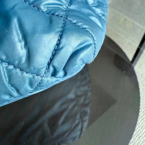 Image 1 of Borsa tote Chanel Coco Cocoon in nylon trapuntato, blu, n. 13