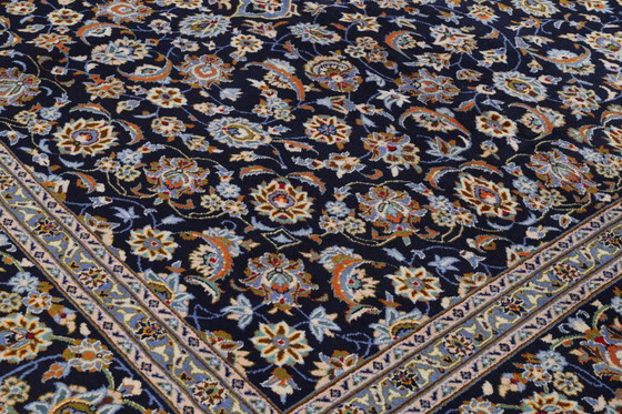 Image 1 of Persischer Teppich aus Kaschan, signiert, 4,12 x 3,12 cm, Orientteppich, fein, Nr. 1096