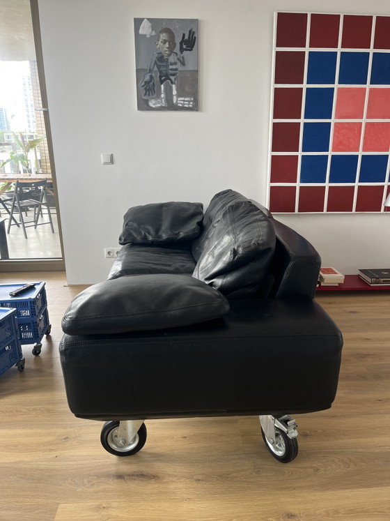Image 1 of Molinari Leather Sofa 