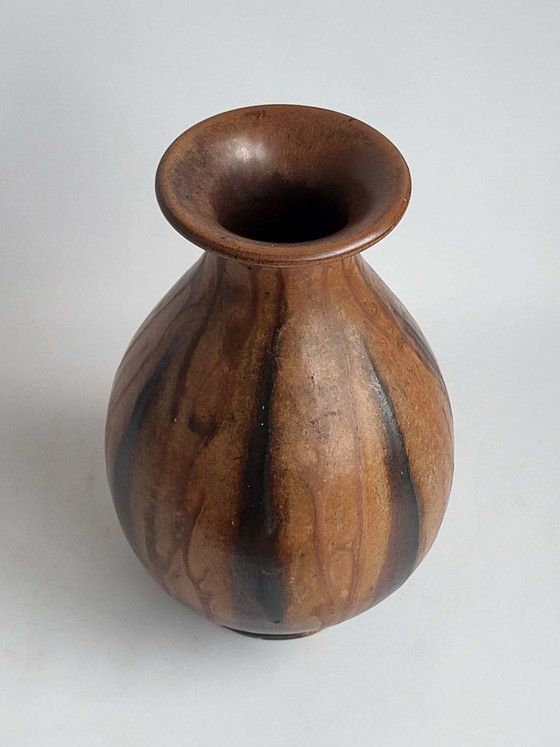 Image 1 of Sylvain Hublet - Vase - Flamed stoneware - Height: 36 cm