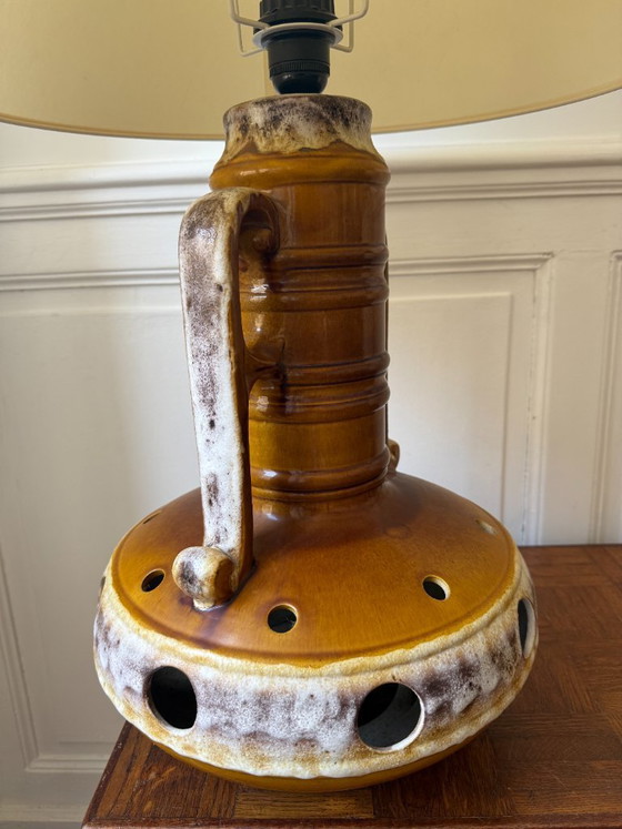 Image 1 of Ceramic floor lamp – Fat Lava Mid century - 1960s/70s