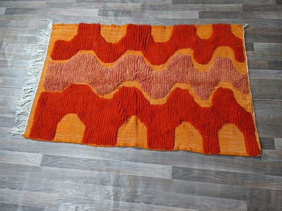 Image 1 of Tapis marocain traditional en laine 200cmx150cm