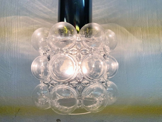 Image 1 of Lampada a sospensione Bubble Glass di Glashütte Limburg, design anni &#39;70 di Helena Tynell