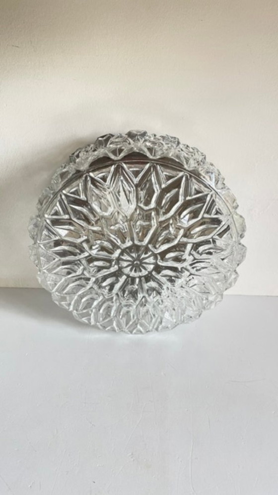 Luxalp N°220 Semi-Crystal Ceiling/Wall Light, 1950s – Glass (photo 18 of 28)