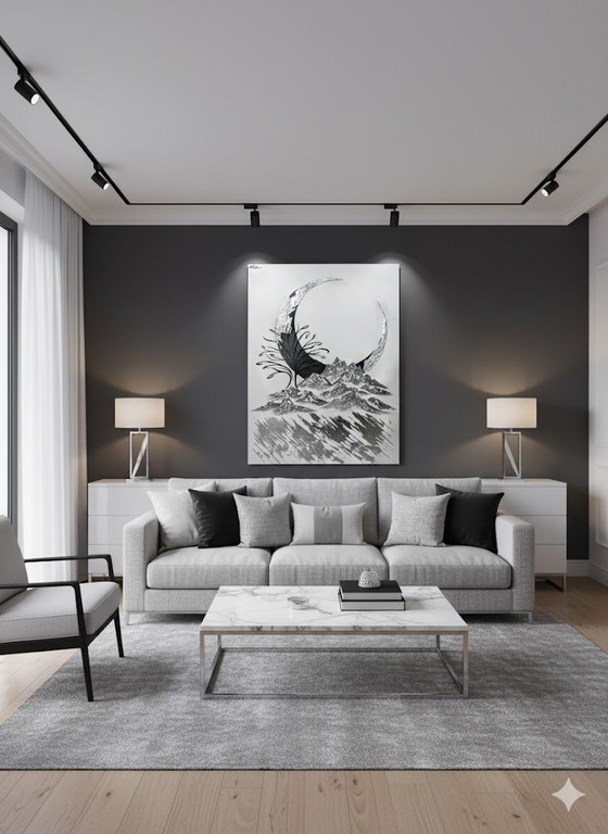 Image 1 of Arredo soggiorno moderno minimal elegante. Soggiorno moderno e minimale