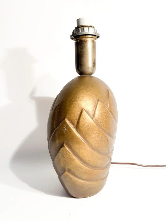 1970s Bronze Table Lamp by Esa Fedrigolli – Lighting, Mid Century Modern (photo 12 of 12)