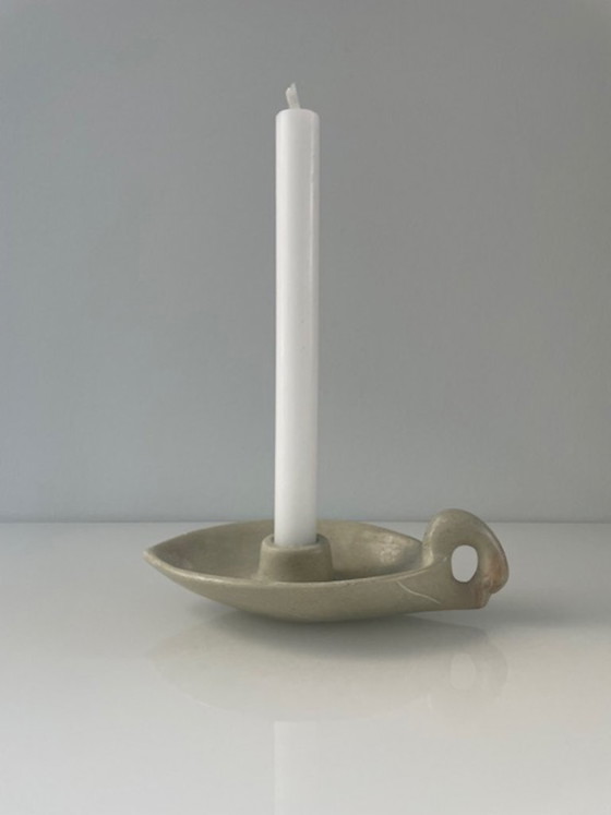 Vintage natuurstenen zwaan kandelaar sculpturaal 19 cm – Kandelaars en kaarsen, Stone (photo 8 of 13)