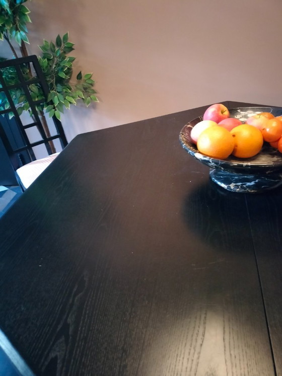 Image 1 of Thonet postmodern dining set 1980s – hexagon table + 6 Model 87 chairs