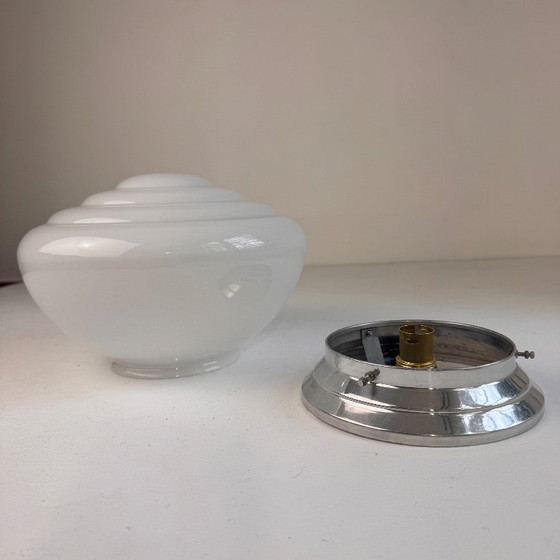 Image 1 of Lampada da parete o da soffitto Art Déco Opaline