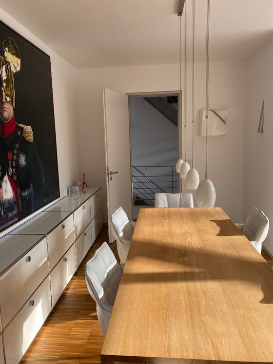 SLIC Dining table by more, solid oak 220x90 cm, New price 4,413.00 (As new+Invoice), Wood, Beige (photo 2 of 6)