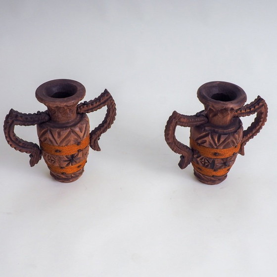 Image 1 of Set di 2 vasi brutalisti spagnoli