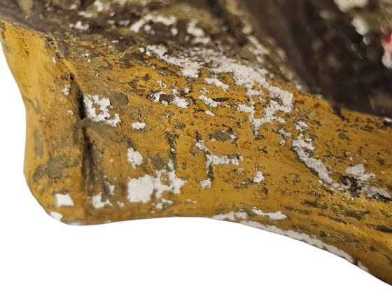 Image 1 of Mary - Joseph - Jesus - statue - plaster - signed WF - 1st half of the 20th century