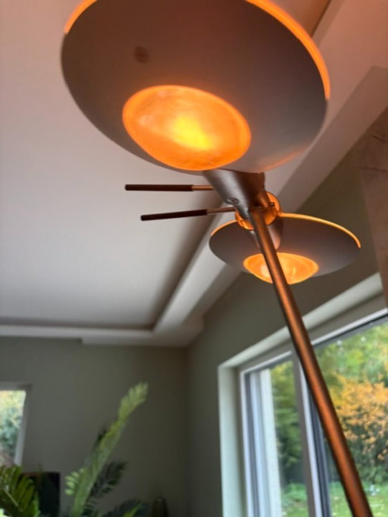 Occhio puro E Terra - satin glass, Modern Floor light, Metal, Silver (photo 3 of 6)