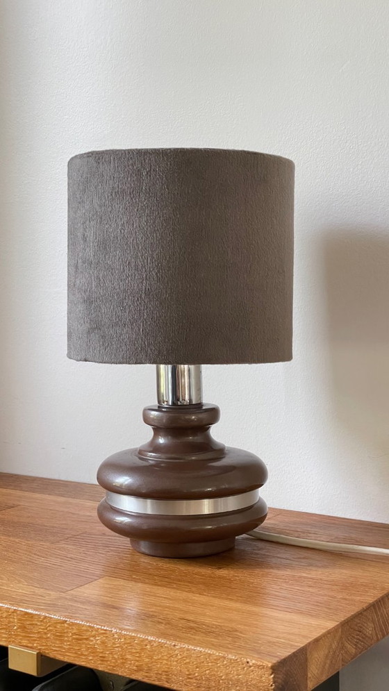 Image 1 of Lamp met rand, jaren 70