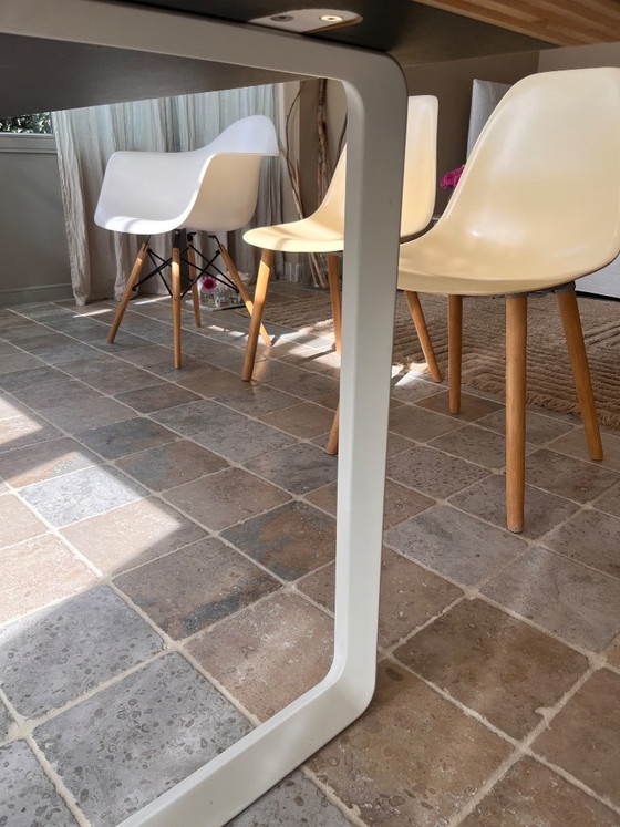 Mesa de comedor Muuto 70/70 Blanca – Mesas de comedor, Madera, Aluminio (photo 3 of 5)