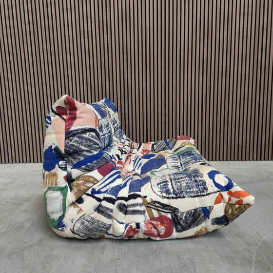 Image 1 of Ligne Roset Togo 2-Seater Sofa and Footstool - 50th Anniversary Edition 2023