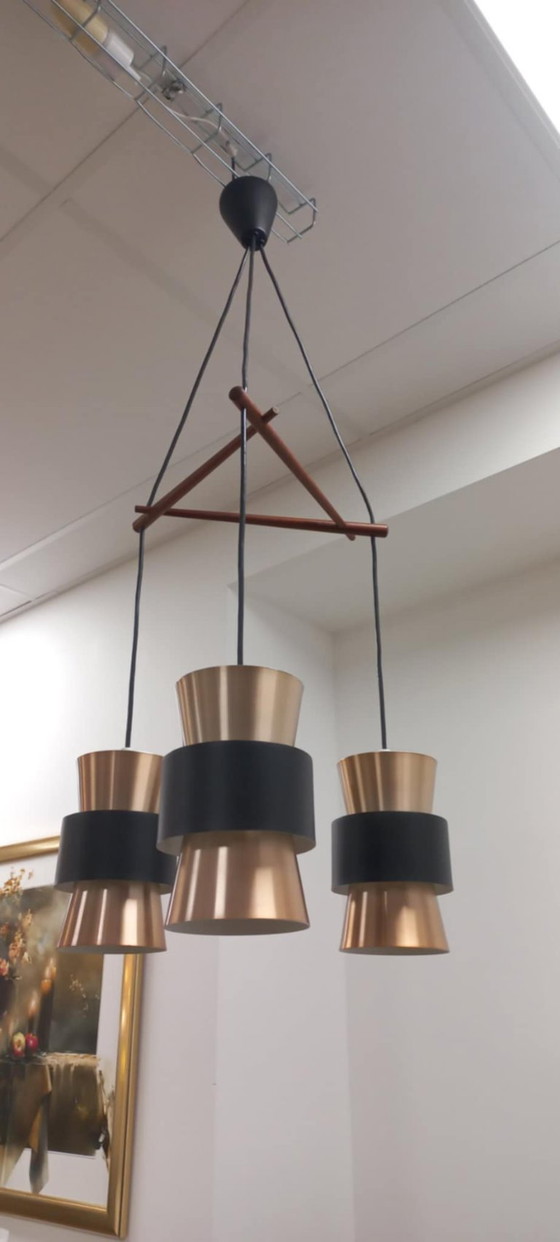 Image 1 of Vintage Danish Fog & Morup Pendant Light