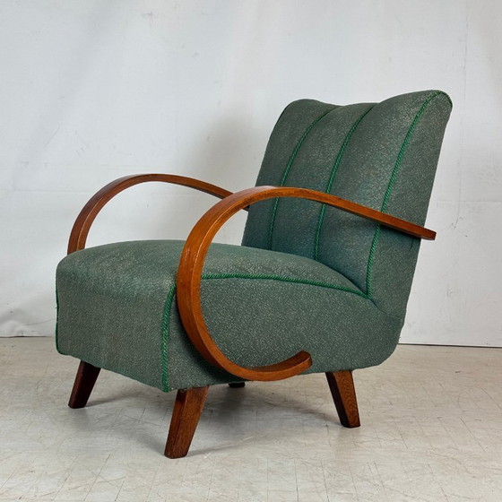 Image 1 of Pair of Jindřich Halabala H-410 Armchairs, 1930s – Original Condition