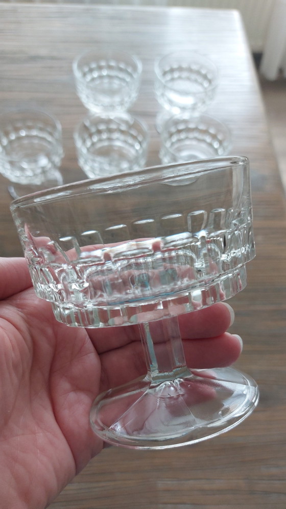 Image 1 of 11 × vintage crystal champagne coupes
