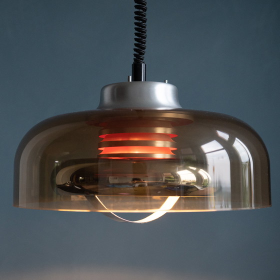 Image 1 of Lampe suspendue Mid Century Space Age par Herda