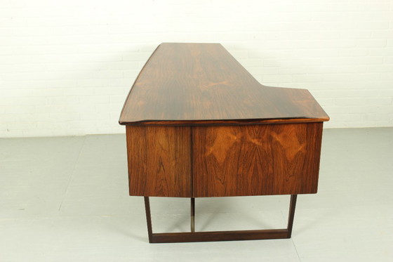 Image 1 of Escritorio 'Boomerang' de Peter Løvig Nielsen de los años 60 Hedensted Møbelfabrik
