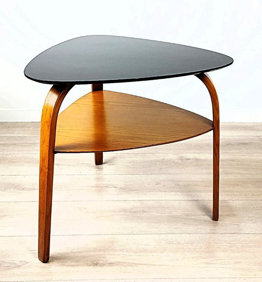 Bow Wood Koffie Tafel Door Hugues Steiner