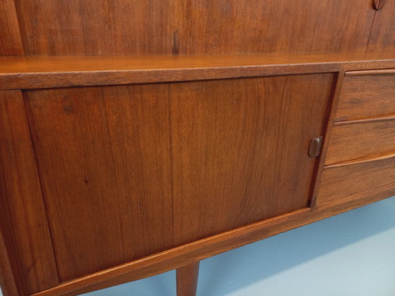 Image 1 of Vintage Scandinavian mid-height sideboard Ib Kofod-Larsen for Faarup Møbelfabrik in teak from the 60s