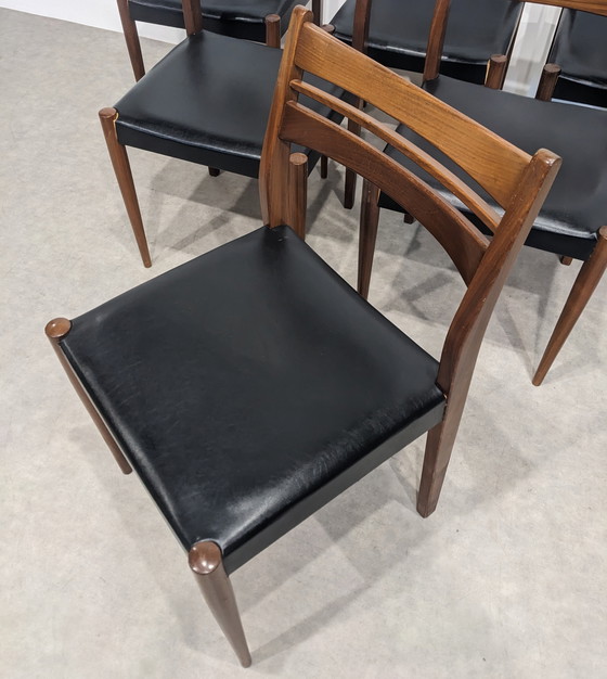 Image 1 of 6 chaises scandinaves vintage