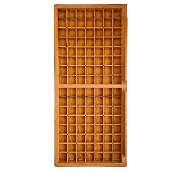 Image 1 of Vintage-Briefkasten XL aus Massivholz, aus den 1940er Jahren