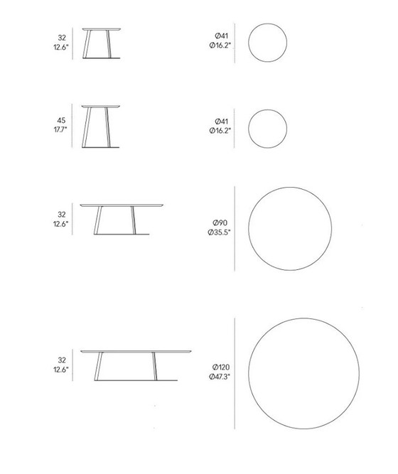 Image 1 of Albino Family bijzettafel van Salvatore Indriolo / Horm