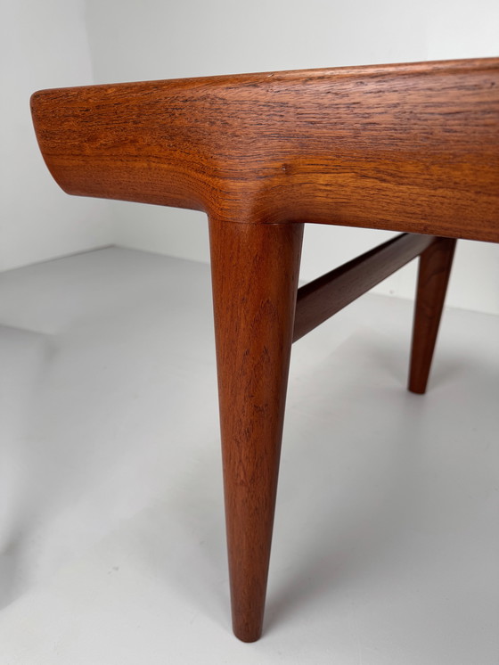 Image 1 of Johannes Andersen Couchtisch für CF Christensen – Dänisches Design mit versteckter Funktionalität