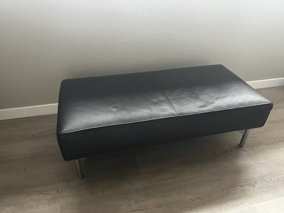 Leolux calf leather Footstools & poufs, Black (photo 3 of 5)