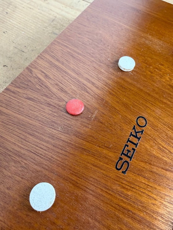 Image 1 of Vintage Brown Wooden Wall Clock from Seiko, 1980s