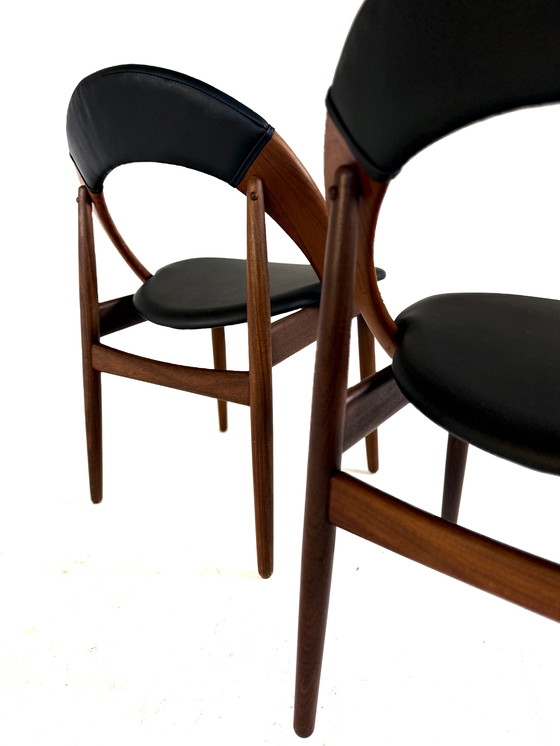 Image 1 of 4x gerestaureerde eetkamerstoel, Arne Hovmand Olsen ‘60