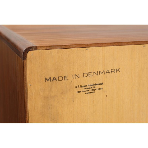 Image 1 of Vintage rosewood buffet by H.P. Hansen Mobindustri. Hansen Mobelindustri, 1970