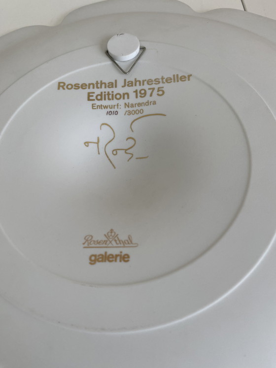 Image 1 of Rosenthal year board edition 1975 Entwurf Narera