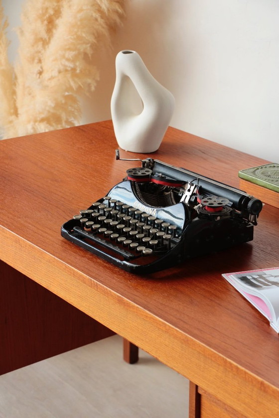 Image 1 of Scrivania vintage in teak, Danimarca – Domino Møbler (anni '60)