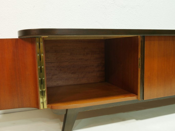 Image 1 of Vintage 210 cm lowboard from the 1960s, Mid Century sideboard, TV board