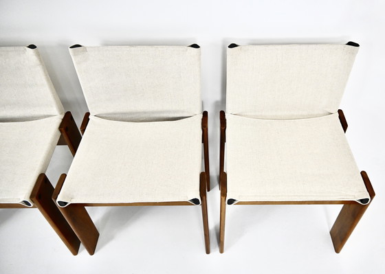 Image 1 of Sedie da pranzo Monk di Afra & Tobia Scarpa per Molteni, anni Settanta, set di 6