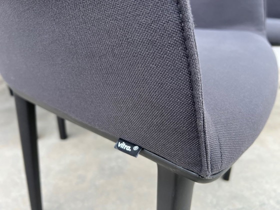 Image 1 of 4x Vitra Softshell Stühle